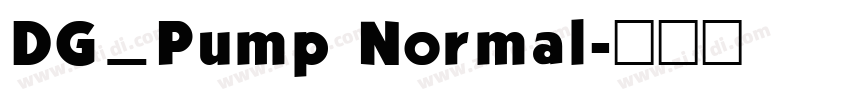 DG_Pump Normal字体转换